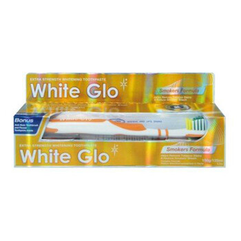 澳洲原装进口 White Glo/惠宝 去烟渍牙膏 送原装惠宝牙刷牙缝刷 150g