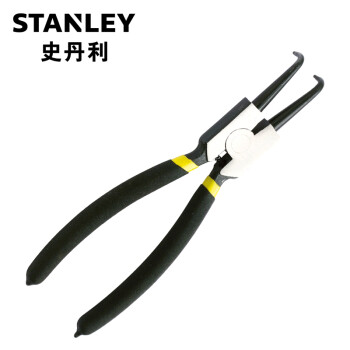 史丹利(Stanley)订制卡簧钳7英寸德式轴用弯嘴卡簧钳(外卡) 84-341-23