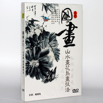 国画基础入门山水画花鸟画技法DVD教学视频