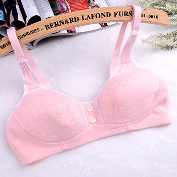 青少年初中生胸罩发育期少女文胸高中学生内衣女生14-15-16岁 7109淡