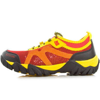 雪象徒步鞋15年春夏女士徒步鞋旅游运动休闲鞋网布透气速干正品 红色