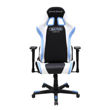迪锐克斯（DXRACER）FD0精灵 电脑椅子 可转办公椅 人体工学椅 电竞椅 黑白蓝 游戏椅子
