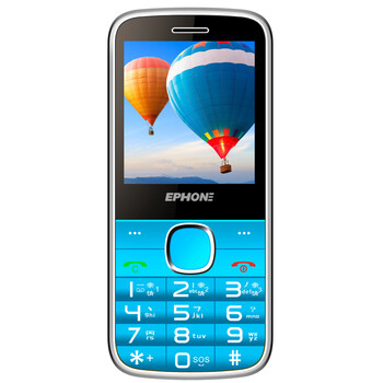 易丰(ephone)e61v-b 电信3g老人手机 蓝色
