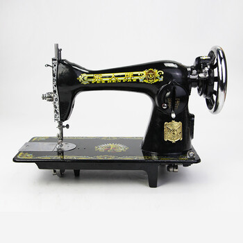 jidaina 缝纫机家用老式蝴蝶牌电动衣车手动脚踩裁缝机台式吃厚 飞人
