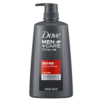 Dove 多芬 男士+护理沐浴露 磨砂净肤 650g *6件