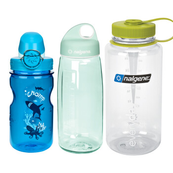 家庭套装2 乐基因（Nalgene）美国原装进口大容量塑料运动水壶户外健身水杯