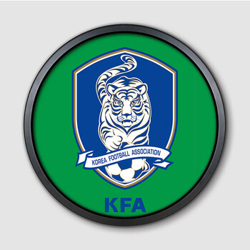 32强足球队徽彩票投注站装饰画足球俱乐部海报酒吧ktv挂画sn7389 韩国