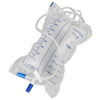 明创 一次性引流袋防逆流1000毫升中老年医用家用导尿集尿袋 【10个】