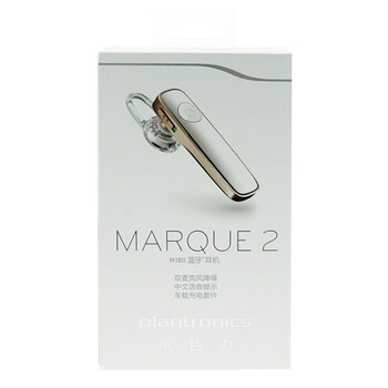 
                                        缤特力（Plantronics）M180 商务单耳蓝牙耳机 通用型 耳挂式 玫瑰金色＋钢琴烤漆珍珠白色                