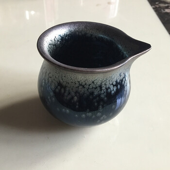 建盏天目茶盏斗笠功夫茶具公道杯陶瓷品茗杯茶杯玻化茶海