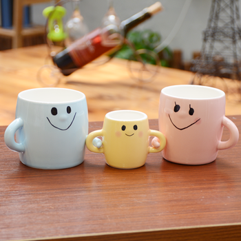 一家三口子杯情侣对杯创意杯子陶瓷马克杯牛奶杯茶杯水杯咖啡杯 一家