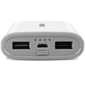 飞利浦 7800毫安 移动电源/充电宝 双USB输出 DLP2072 白色