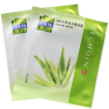 盖百霖(capulin) 百雀羚补水面膜8杯水保湿水嫩面膜(芦荟/海藻)22g