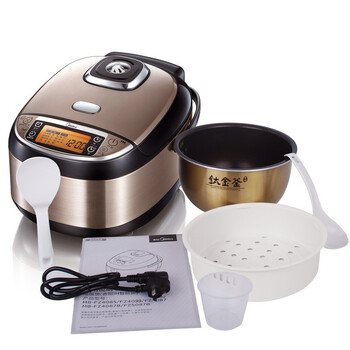 
                                        美的（Midea)电饭煲WFZ4099 IH电磁加热 1250W大火力 钛金釜内胆4L电饭锅                