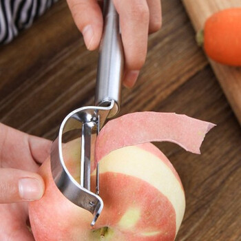 家英 加厚不锈钢削皮器水果削皮刀刨皮刀