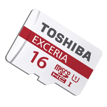 东芝（TOSHIBA）16GB TF(microSDHC)存储卡Class10-48MB/s高速升级 红色