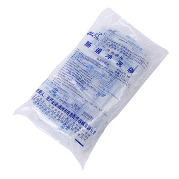 桂龙 一次性使用冲洗袋肠道冲洗器灌肠袋 家用排便清肠器洗肠器 4只装