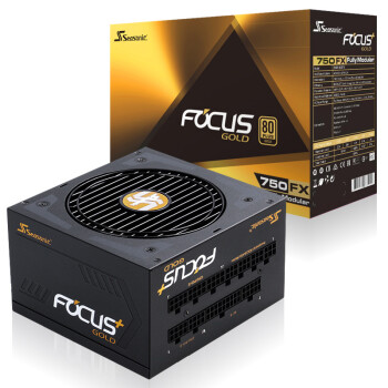  (SEASONIC) FOCUS PLUS 750W GOLD 750FXԴ(80PLUSȫģ/ʮʱ/ATX 14cm//ͣģʽ)