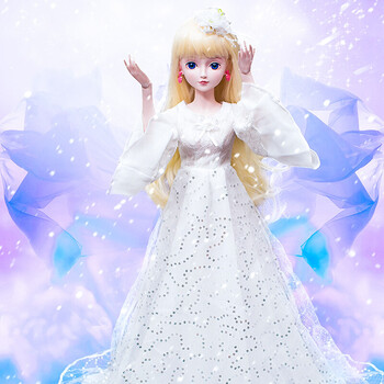 小孩儿童娃娃冰公主60厘米仙子婚纱公主冰王子全套女孩玩具 婚纱公主x