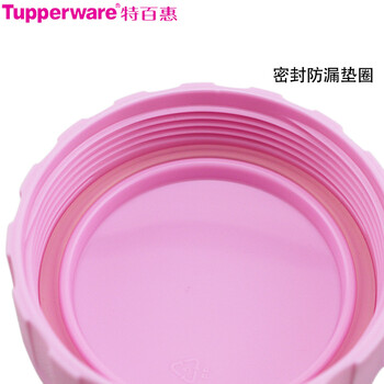 特百惠(Tupperware)310ML雅致密封防漏带提绳塑料便携儿童学生青年随心水杯 天空蓝