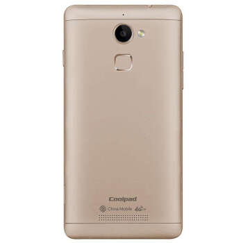 酷派 锋尚PRO Y90D 双卡双待 4G手机 尊荣金 移动4G版 标配