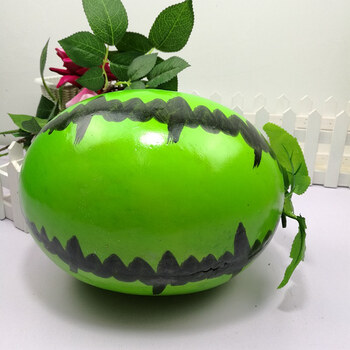 特大仿真大西瓜泡沫假水果圆西瓜模型大号水果玩具影视供佛堂道具 b款