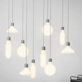 玻璃吊灯创意餐厅吊灯 装饰吧台吊灯 led简约吧台个性灯 C款110mm*380mm