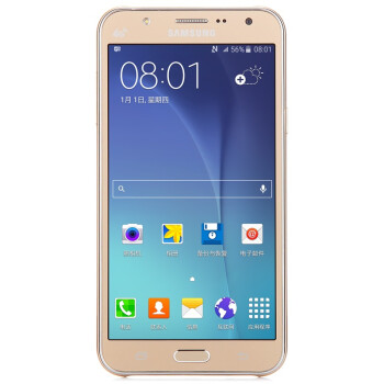 三星 Galaxy J7（J7008）金色 移动4G手机