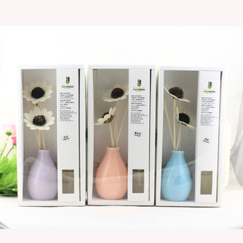 巨头无火香薰干花精油室内清香创意家居陶瓷工艺品摆饰一盒