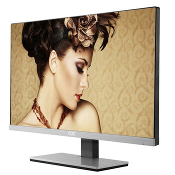 
                                        AOC I2367F 23英寸宽屏IPS广视角窄边框液晶显示器（黑/银色）                