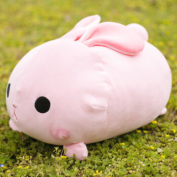 粉色兔子抱枕公仔大号软体枕头可爱毛绒玩具玩偶娃娃女生超萌 粉萌兔