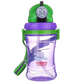 托马斯&朋友（Thomas&Friends） 儿童3D培西炫彩吸管大水壶360ml 4117TM