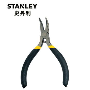 史丹利(Stanley)订制黑柄迷你弯嘴钳5英寸 84-126-23