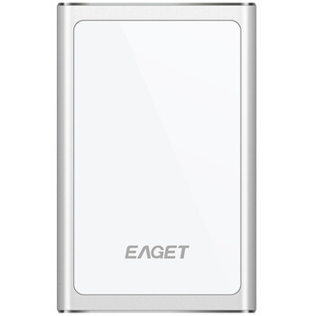 
                                        忆捷（EAGET）1TB USB3.0移动硬盘G90 2.5英寸时尚全金属高速防震银色                