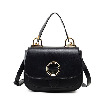 cefiro/塞飞洛欧美时尚单肩斜挎包 黑色_ 4折现价139元