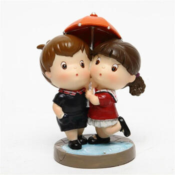 卧室房间摆件样板房酒店客厅木质情侣车上陶瓷酒柜饰品小和尚橱窗书房