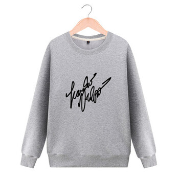 莱昂纳多迪卡普里奥leonardo dicaprio小李子签名卫衣外套衣服 01 3xl