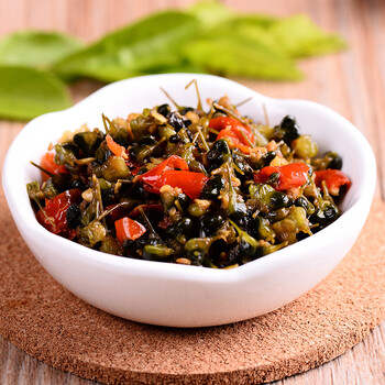 滇味堂干巴菌腌韭菜花400克x2瓶 下饭菜香辣菜 酱菜腌菜泡菜