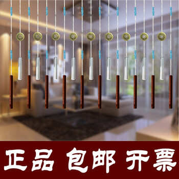 水晶珠帘门帘五帝铜钱风水葫芦珠帘水晶隔断玄关帘成品客厅装饰帘 标价为一根珠帘一米的价格