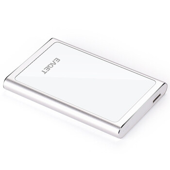 
                                        忆捷（EAGET）1TB USB3.0移动硬盘G90 2.5英寸时尚全金属高速防震银色                