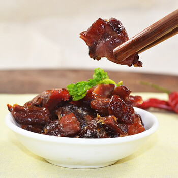 湖南湘西凤凰特产腊肉干g 蜡肉肉脯熏肉开袋即食件包-邮