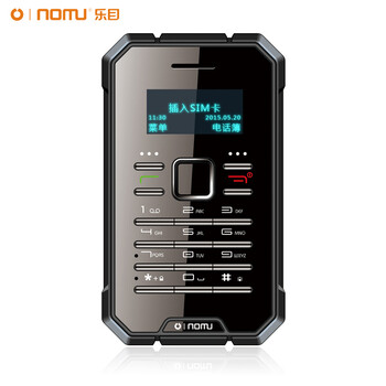 乐目（OINOM）LMD1移动联通三防手机 卡片手机 迷你手机 小巧轻便 美观时尚 小手机 黑 LMD1