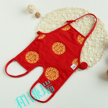 小孩宝宝新生儿肚兜婴儿纱布幼儿童护肚兜加厚夏秋冬四季通用 连腿