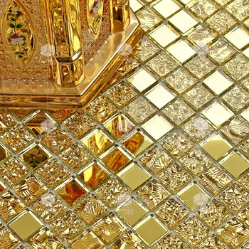 翼盾(yidun) 晶滢271玻璃镜面马赛克腰线ktv拼图电视