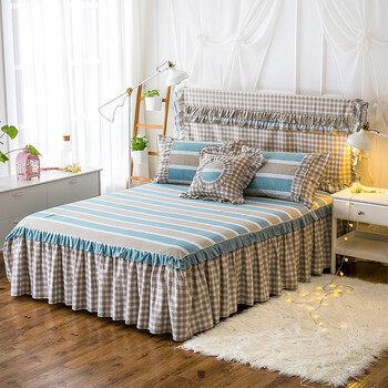 征服 夹棉床裙 48*74 夹棉 枕套一对