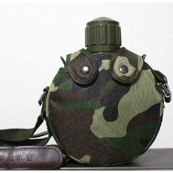 博恩士大容量户外登山野营水壶迷彩军训不锈钢保温壶 水壶 品水壶保护