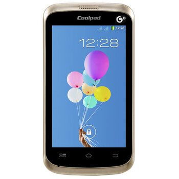 酷派(Coolpad) 8076D 移动3G版 双卡双待手机 淡雅金