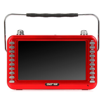 
                                        先科（SAST）ST-99C 7英寸看戏机录音晨练收音音频播放器（红色）                