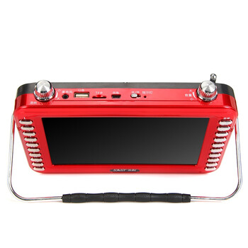 
                                        先科（SAST）ST-99C 7英寸看戏机录音晨练收音音频播放器（红色）                