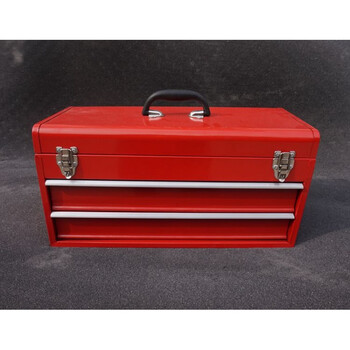 加厚手提三层大工具箱汽修箱五金工具收纳箱钳工箱带锁孔可锁